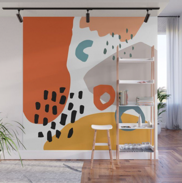 Hiasan Dinding Berbentuk Abstrak